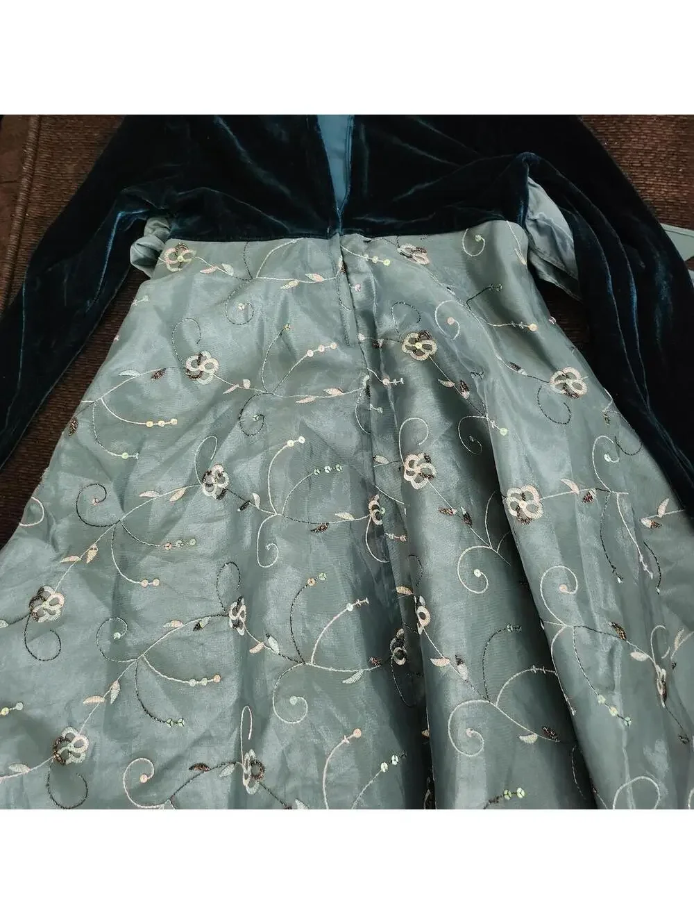 Kid's Blue and Green Dress